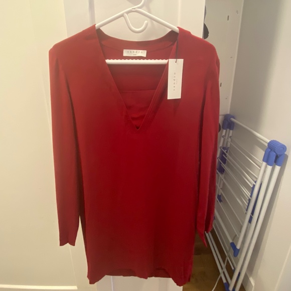 Sandro red dress - Picture 1 of 3